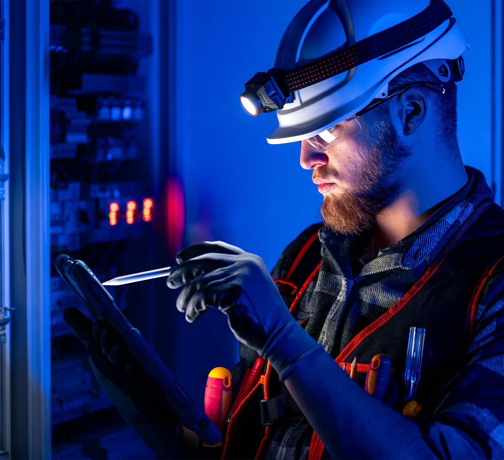 Professional electrician